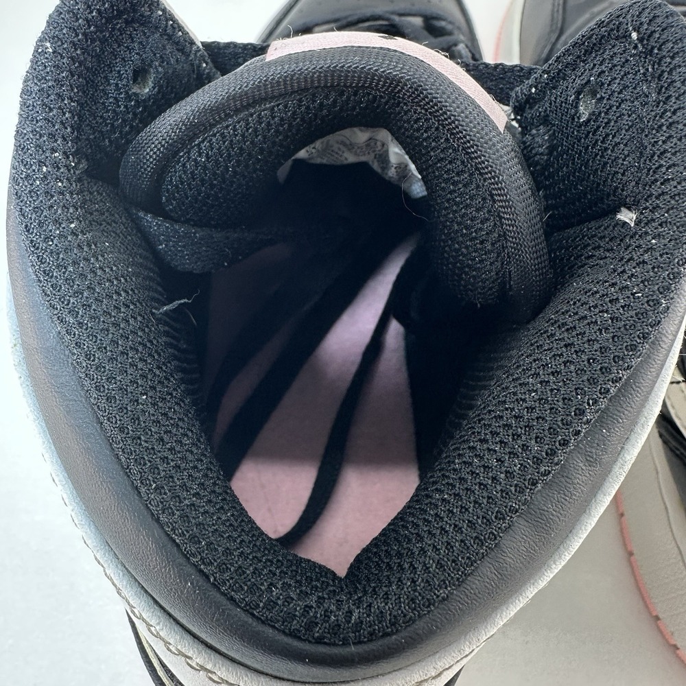 Air Jordan 1 Mid GS 5Y Black White Arctic Punch Pink 555112-061 Sneakers - Picture 11 of 16